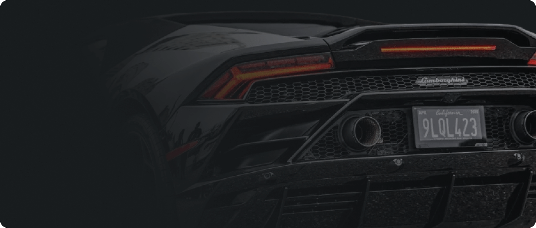 RPLATE digital license plate on car